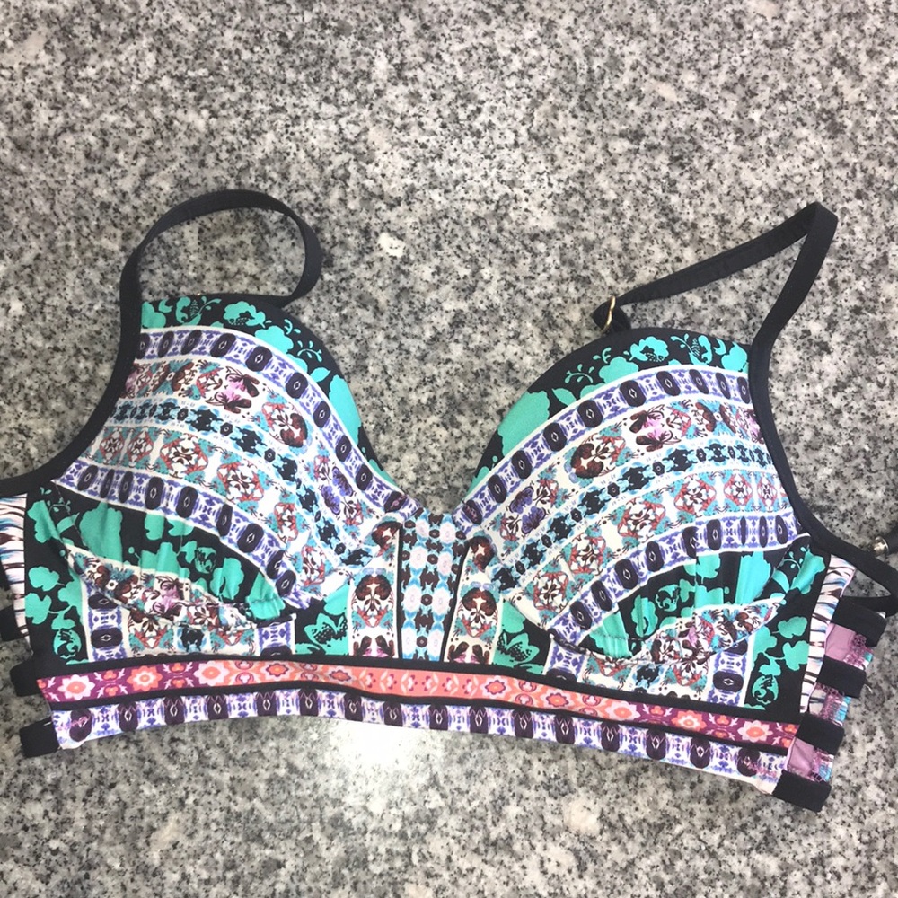 Nanette Lenore bathing suit top Sz. M.